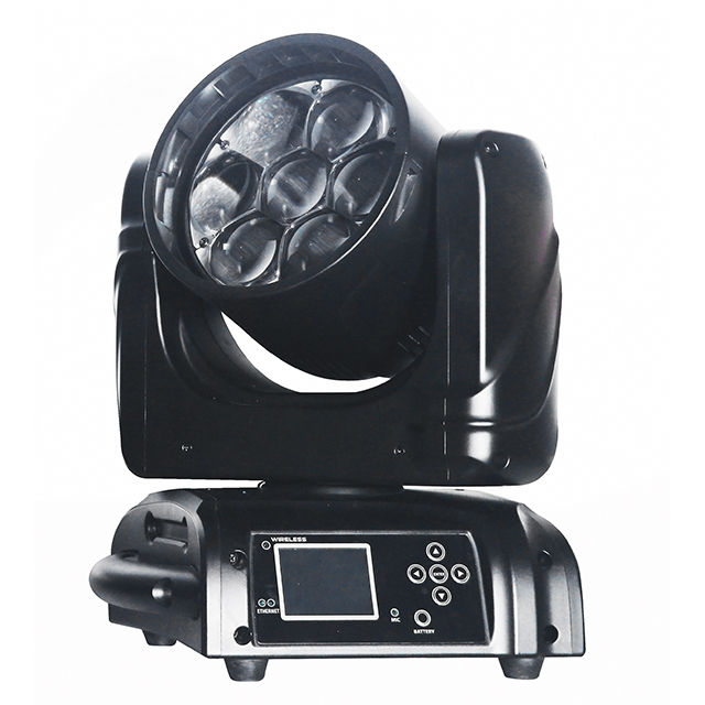 A74HCL 7颗40W RGB+暖白 高显指染色摇头灯